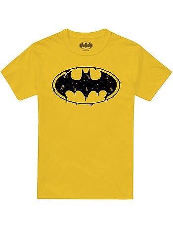 T-shirt motif logo apsect gluant - batman (batman)
