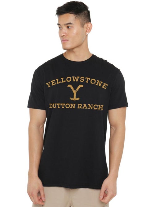 T-shirt motif logo arqué - yellowstone - Kiabi T-shirt motif logo arqué - yellowstone - Kiabi