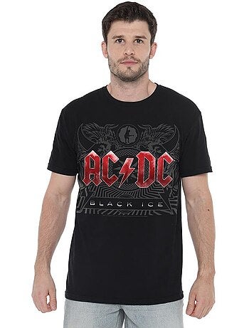 T-shirt motif logo black ice - ac/dc