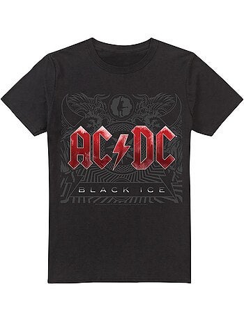 T-shirt motif logo black ice - ac/dc