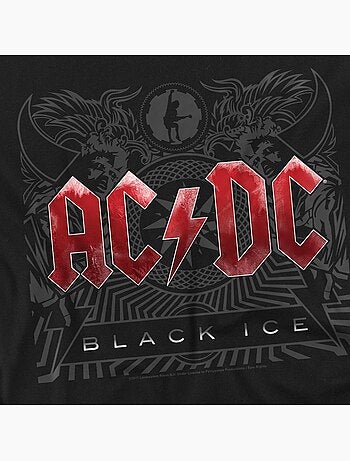 T-shirt motif logo black ice - ac/dc