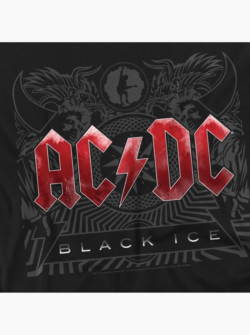 T-shirt motif logo black ice - ac/dc Noir - Kiabi