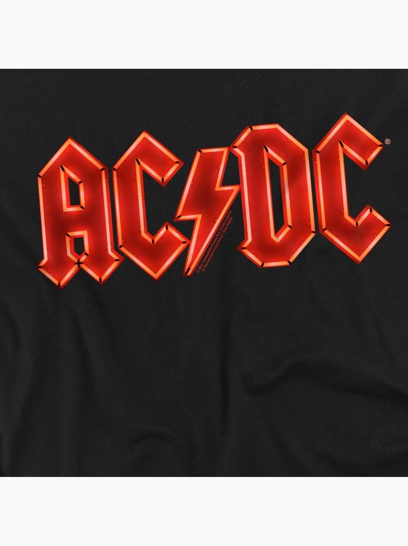 T-shirt motif logo pwr-up - ac/dc Noir - Kiabi