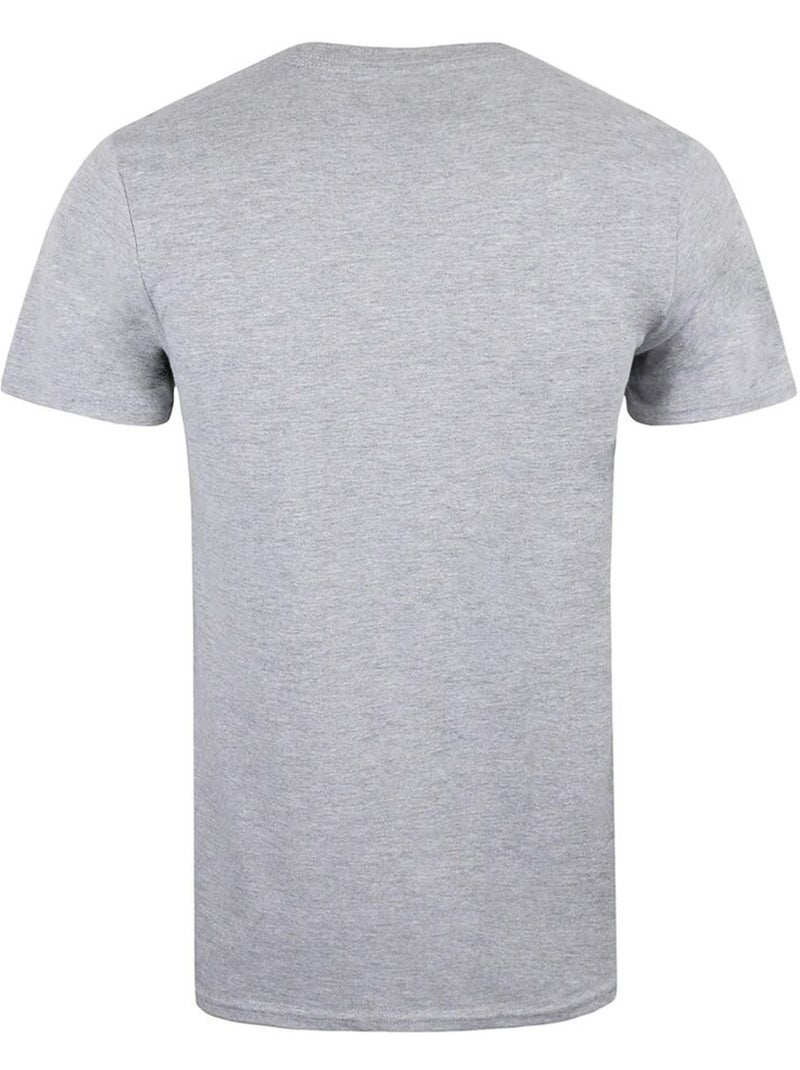 T-shirt motif logo style bande dessinée - marvel (captain america, hulk, iron man, spider-man) Gris chiné - Kiabi