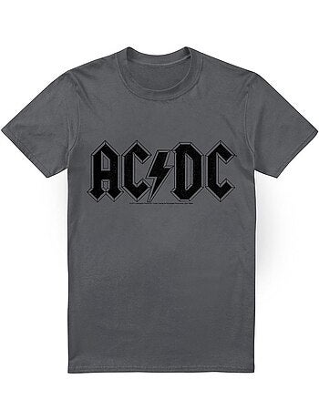 T-shirt motif logo usé - ac/dc