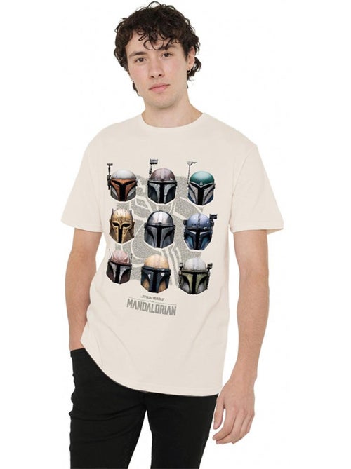 T-shirt motif mando motif/style casque - la guerre des étoiles: the mandalorian - Kiabi T-shirt motif mando motif/style casque - la guerre des étoiles: the mandalorian - Kiabi