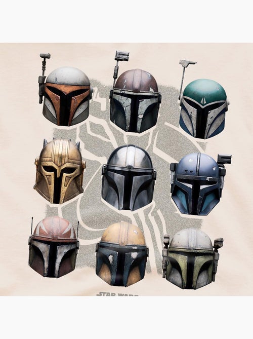 T-shirt motif mando motif/style casque - la guerre des étoiles: the mandalorian - Kiabi T-shirt motif mando motif/style casque - la guerre des étoiles: the mandalorian - Kiabi
