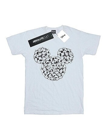 T-shirt motif mickey mouse head of hands - disney