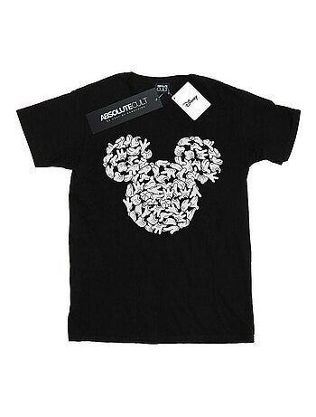 T-shirt motif mickey mouse head of hands - disney