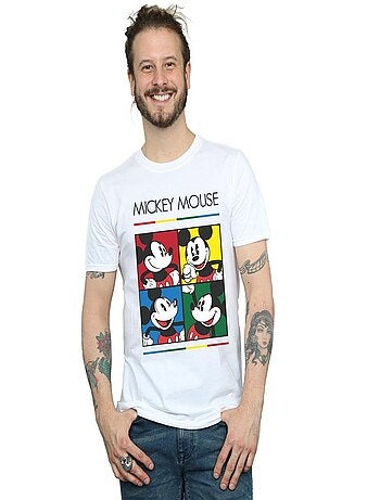 T-shirt motif mickey mouse motif/style carré - disney
