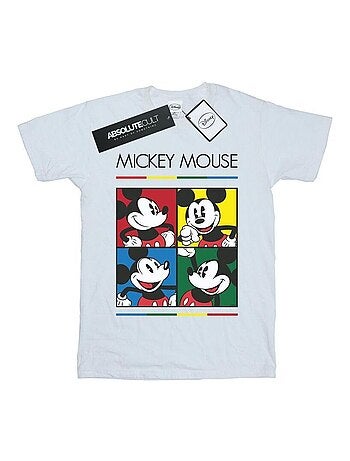 T-shirt motif mickey mouse motif/style carré - disney