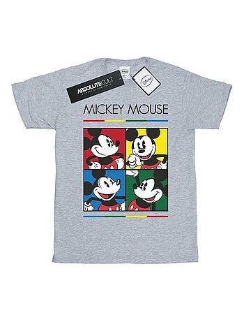 T-shirt motif mickey mouse motif/style carré - disney