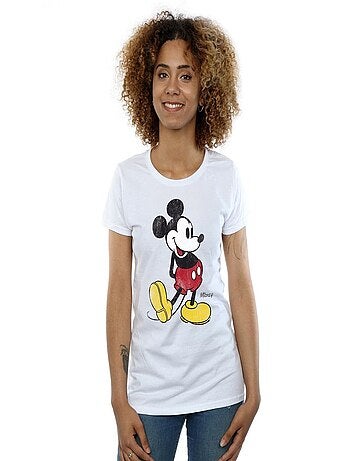 T-shirt motif mickey mouse motif/style coup de pied - disney