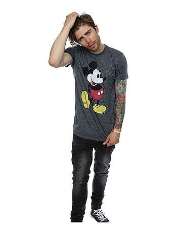 T-shirt motif mickey mouse motif/style coup de pied - disney