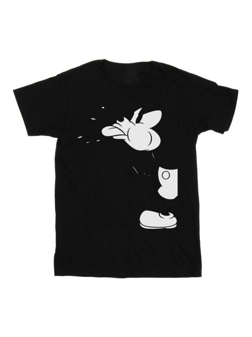 T-shirt motif mickey mouse motif/style coupé - disney - Kiabi
