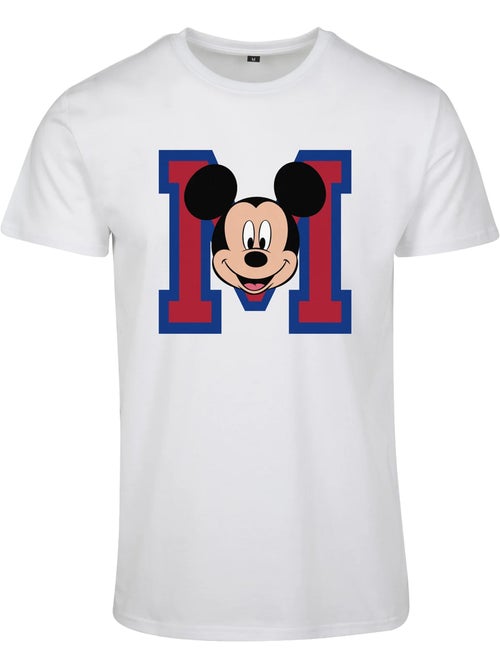 T-shirt motif mickey mouse motif/style disney m face - merchcode (mickey mouse) - Kiabi