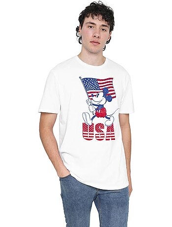 T-shirt motif mickey mouse usa - disney