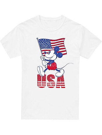 T-shirt motif mickey mouse usa - disney