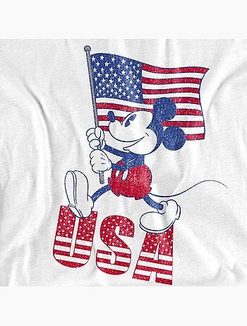 T-shirt motif mickey mouse usa - disney