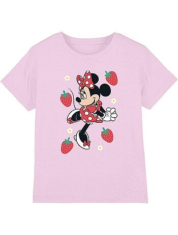 T-shirt motif minnie mouse motif/style fraise - disney (minnie mouse)