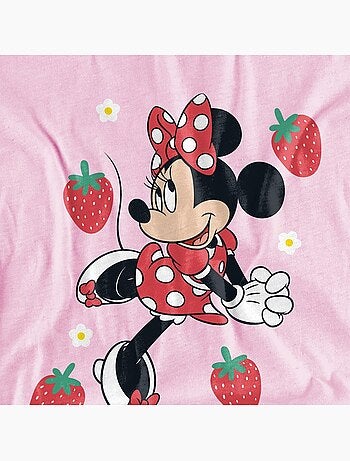 T-shirt motif minnie mouse motif/style fraise - disney (minnie mouse)