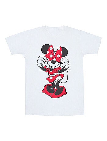 T-shirt motif minnie mouse motif/style nœud - disney