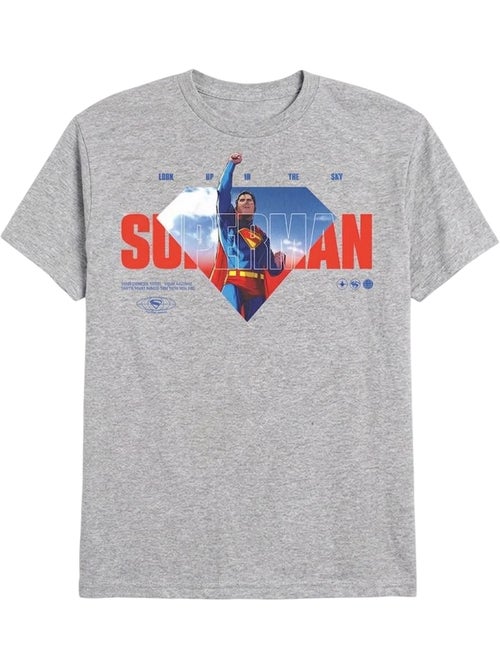 T-shirt motif motif/style imprimé graphique up in the sky - superman (design/motif: imprimé) - Kiabi T-shirt motif motif/style imprimé graphique up in the sky - superman (design/motif: imprimé) - Kiabi
