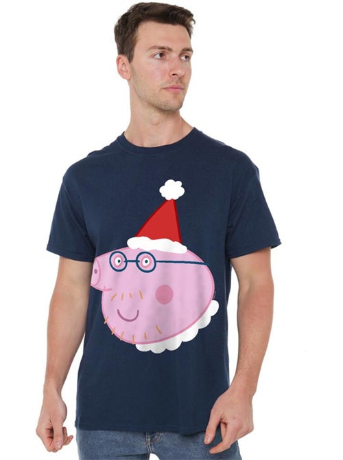 T-shirt motif papa pig motif/style bonnet du père noël - peppa pig (papa pig) - Kiabi T-shirt motif papa pig motif/style bonnet du père noël - peppa pig (papa pig) - Kiabi