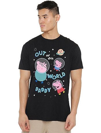 T-shirt motif papa pig out of this world - peppa pig (occasion: fête des pères)