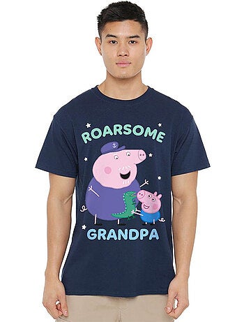 T-shirt motif papy pig roarsome - peppa pig (george pig, papy pig)