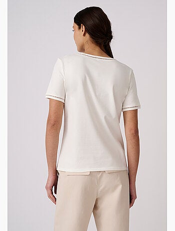 T-shirt motif placé - damart