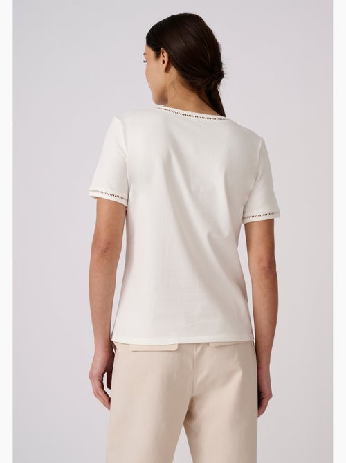 T-shirt motif placé - damart - Kiabi T-shirt motif placé - damart - Kiabi