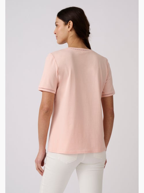 T-shirt motif placé - damart - Kiabi T-shirt motif placé - damart - Kiabi