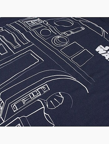 T-shirt motif r2-d2 - la guerre des étoiles