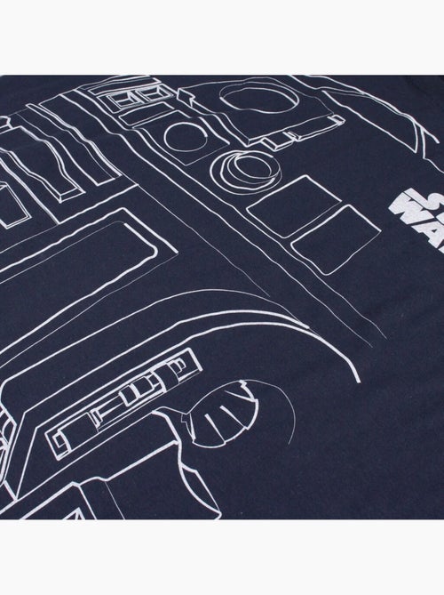 T-shirt motif r2-d2 - la guerre des étoiles - Kiabi