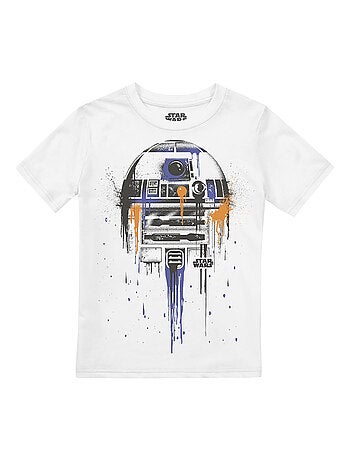T-shirt motif r2-d2 dégoulinant - la guerre des étoiles (r2-d2)