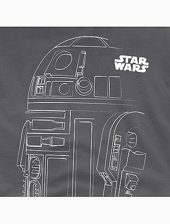 T-shirt motif r2-d2 motif/style contour - la guerre des étoiles (r2-d2)