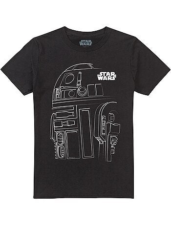 T-shirt motif r2-d2 motif/style contour - la guerre des étoiles (r2-d2)