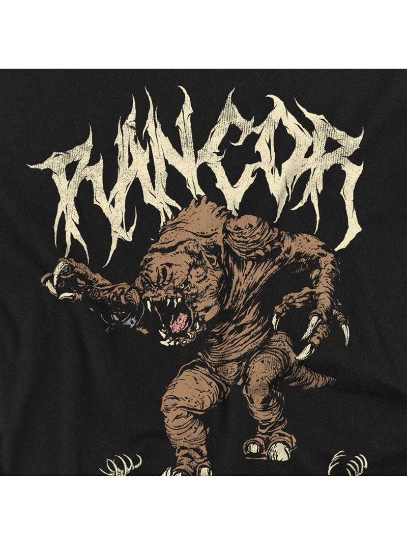 T-shirt motif rancor motif/style métallique - la guerre des étoiles (design/motif: imprimé) Noir - Kiabi