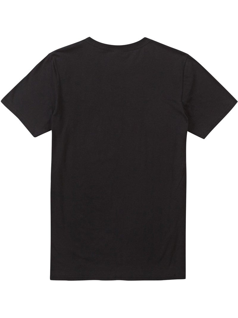T-shirt motif rétro - retour vers le futur Noir - Kiabi