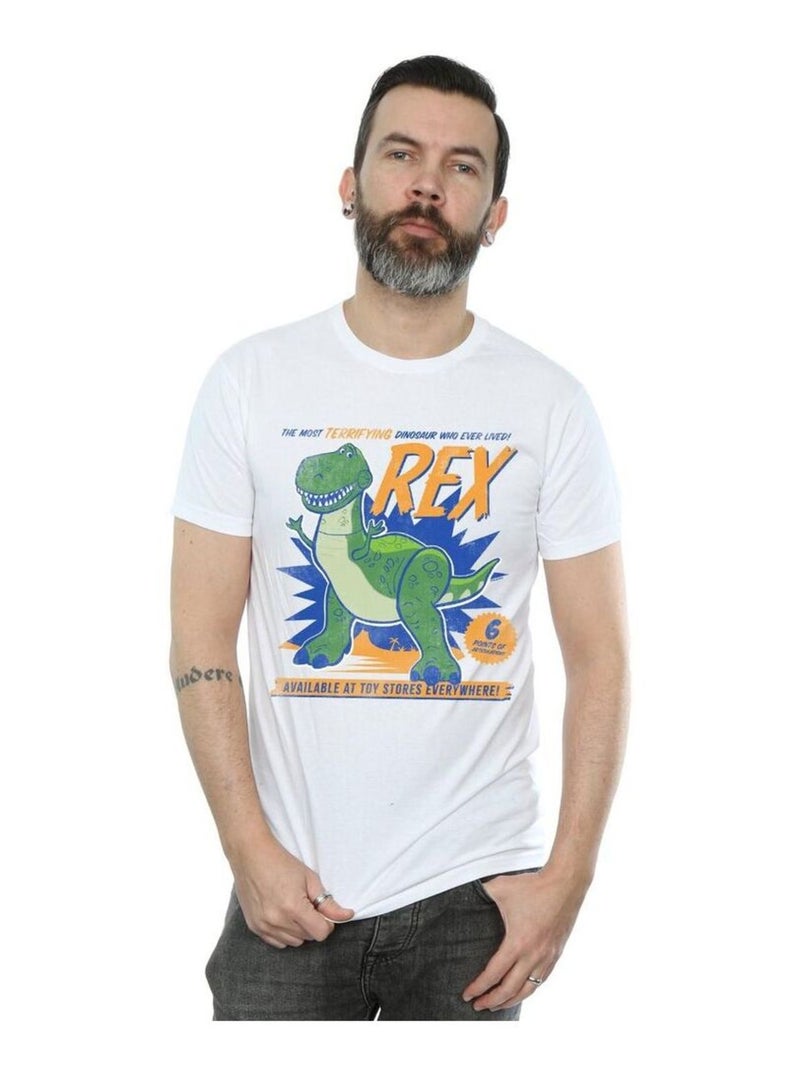 T-shirt motif rex motif/style dinosaure - disney Blanc - Kiabi