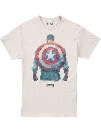 T-shirt motif soldat - capitaine amérique