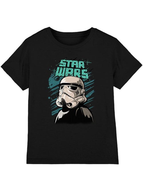 T-shirt motif stormtrooper street glare - la guerre des étoiles - Kiabi