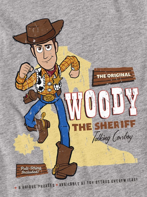 T-shirt motif woody orginal - toy story (buzz l'éclair, woody) - Kiabi