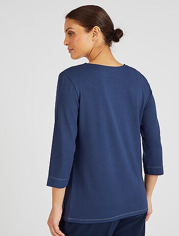 T-shirt motifs coloris doré - Damart