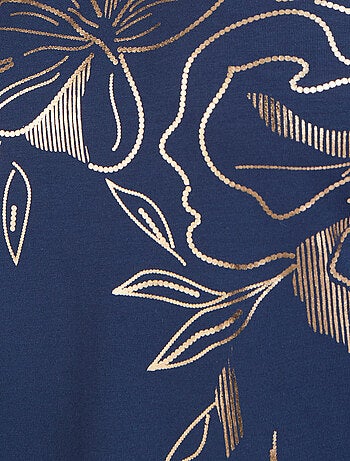 T-shirt motifs coloris doré - Damart