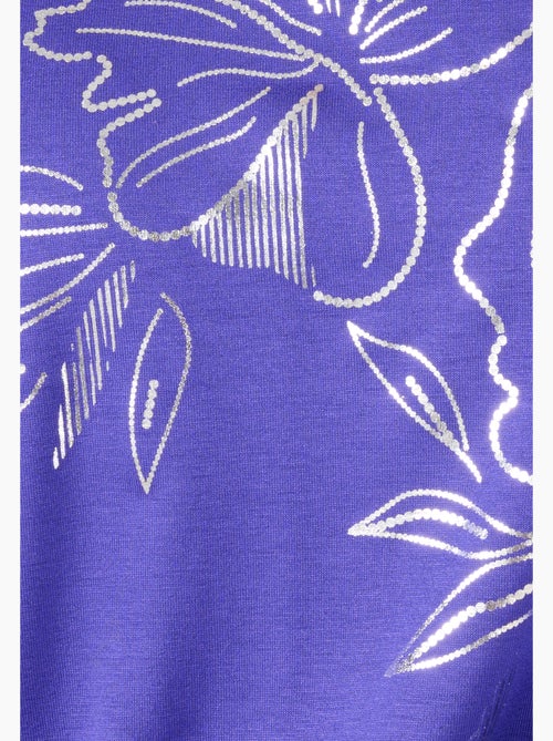 T-shirt motifs coloris doré - Damart - Kiabi