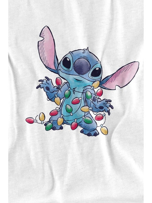 T-shirt motifs croquis et lumières de noël - lilo et stitch - Kiabi T-shirt motifs croquis et lumières de noël - lilo et stitch - Kiabi