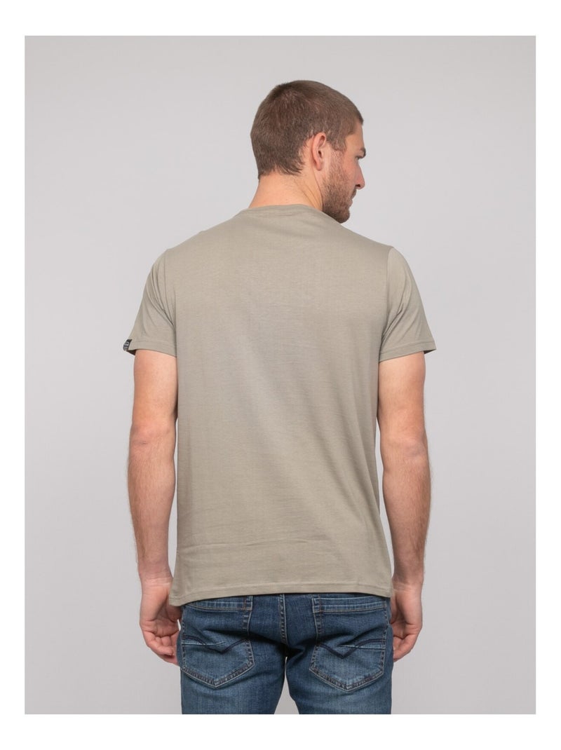 T-shirt motifs NIWONKA Kaki - Kiabi