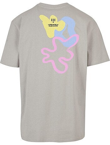 T-shirt motif/style abstrait - mister tee